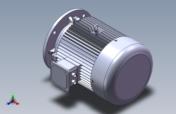 不带底脚有凸缘电机[112M]