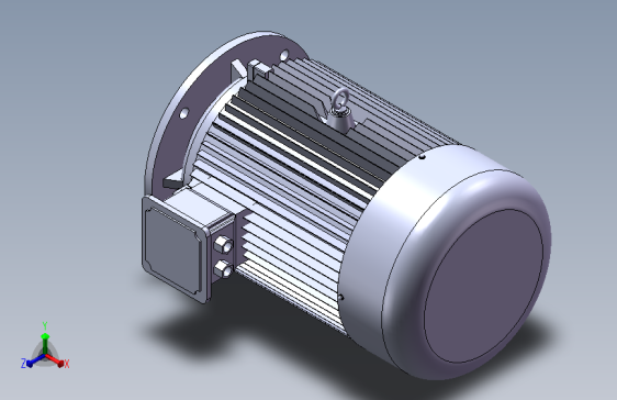 不带底脚有凸缘电机[160L]