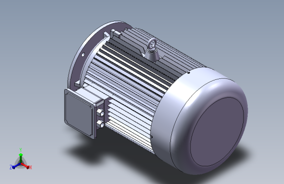 不带底脚有凸缘电机[200L]