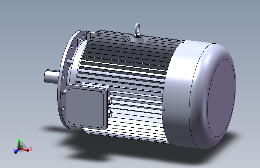 不带底脚有凸缘电机[225M]