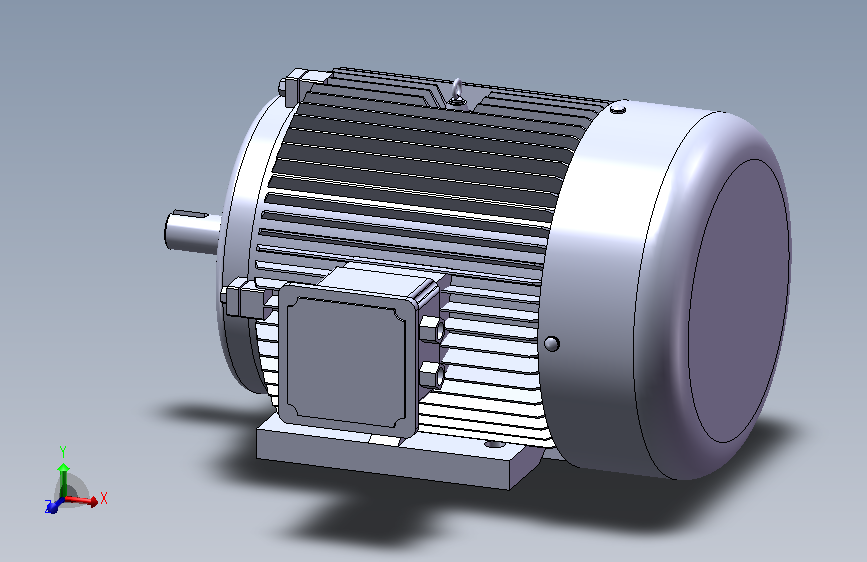 带底脚无凸缘电机[80M]
