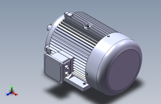 带底脚无凸缘电机[90L]
