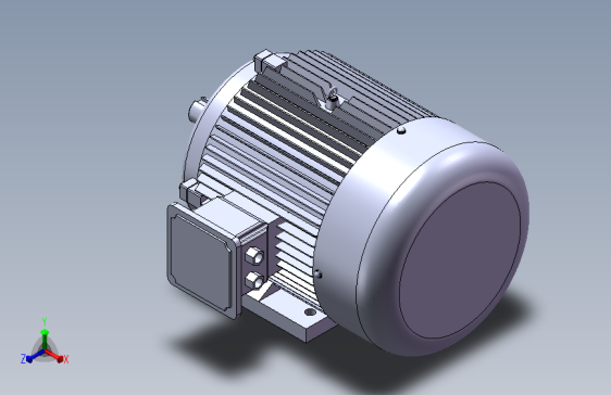 带底脚无凸缘电机[90S]