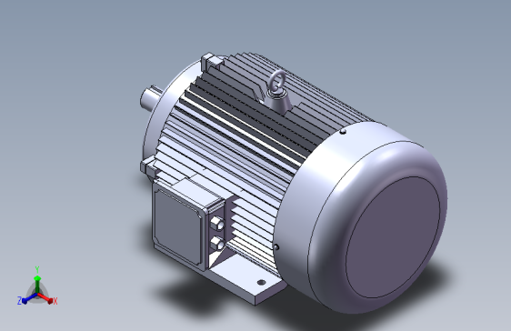 带底脚无凸缘电机[132M]