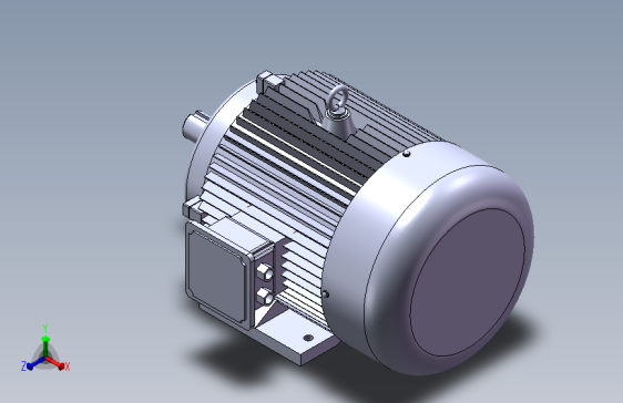带底脚无凸缘电机[132S]