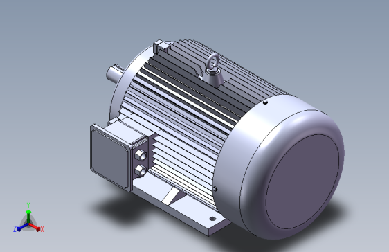 带底脚无凸缘电机[160L]