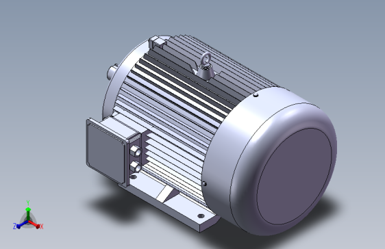 带底脚无凸缘电机[250M]