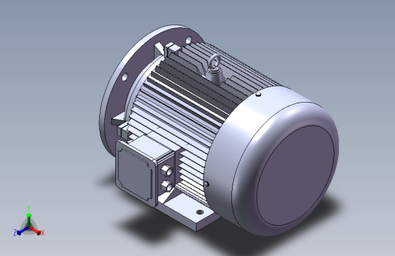 带底脚有凸缘电机[112M]