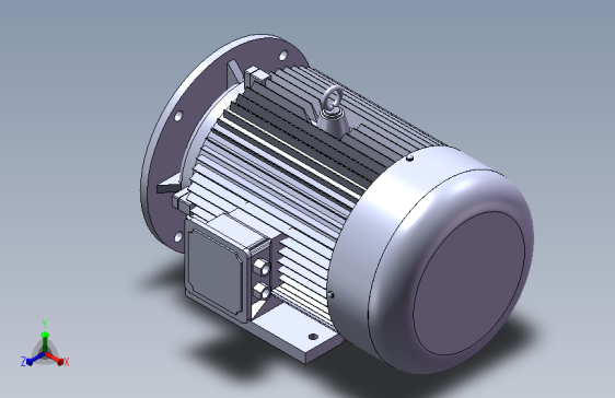 带底脚有凸缘电机[132M]