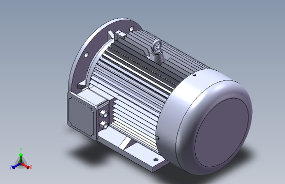 带底脚有凸缘电机[160L]