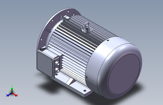 带底脚有凸缘电机[250M]