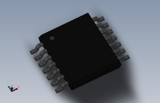 电子元件User Library-tssop14-2_