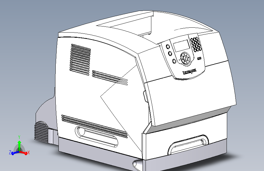 打印机User Library-Montagem completa impressora