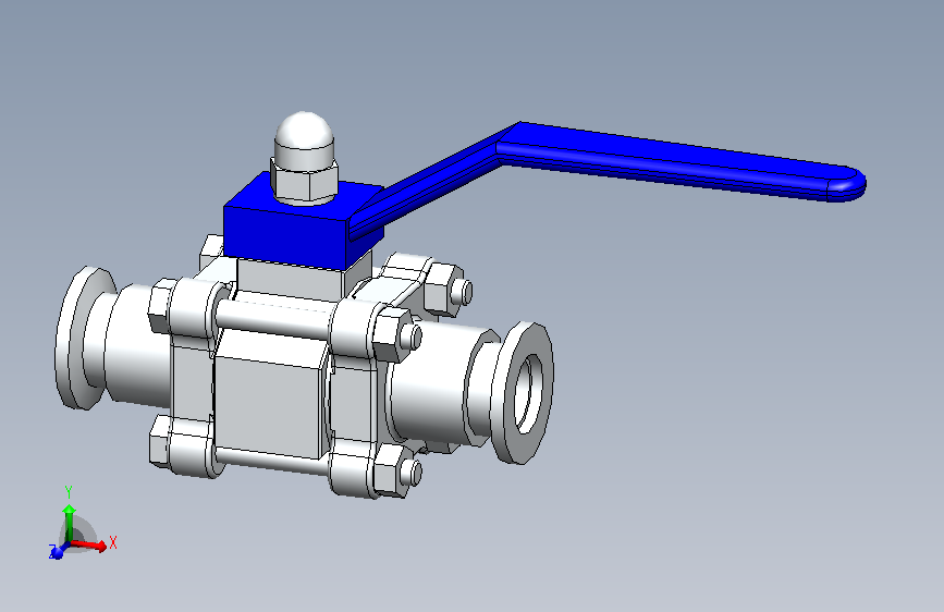 DN16真空球阀-KF(宁波仪表)