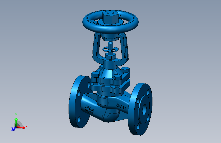 DN25波纹管截止阀