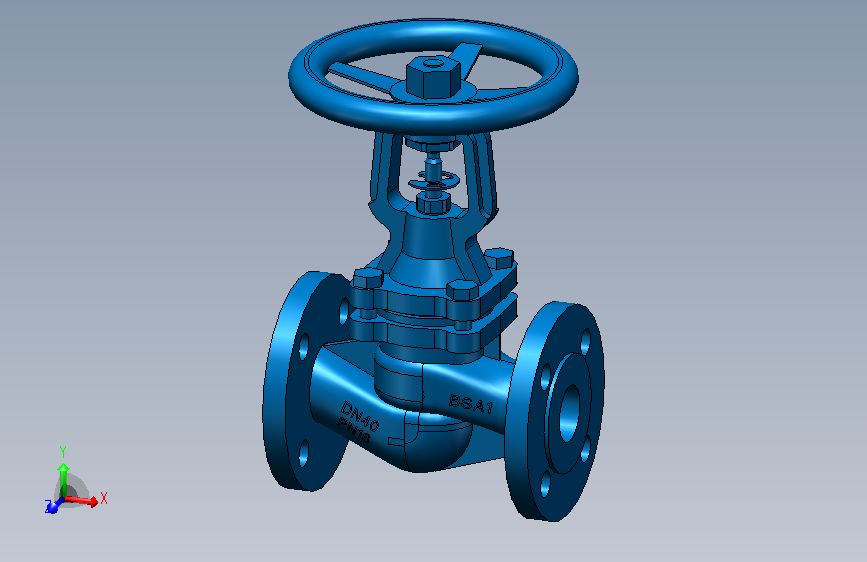 DN40波纹管截止阀