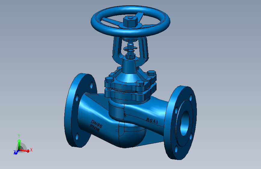 DN65波纹管截止阀