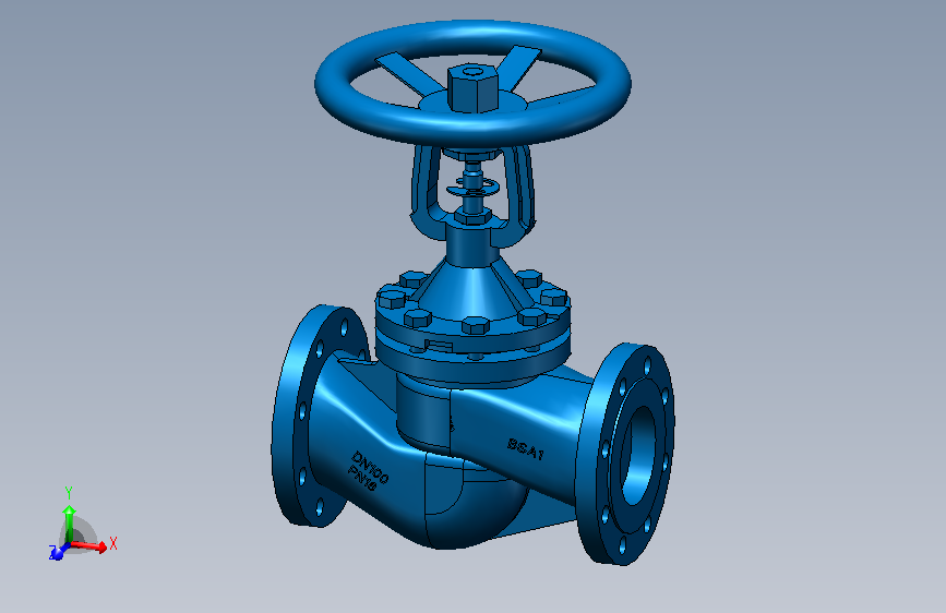 DN100波纹管截止阀