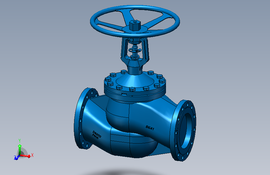 DN200波纹管截止阀