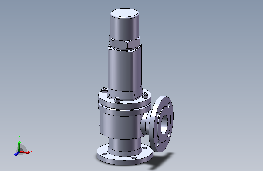 弹簧微启封闭式安全阀[65]
