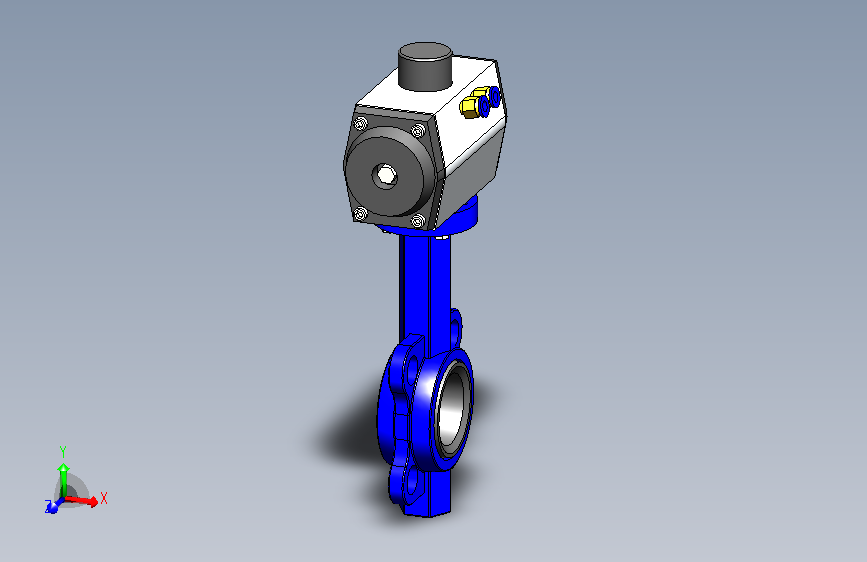 蝶阀DN50气动蝶阀