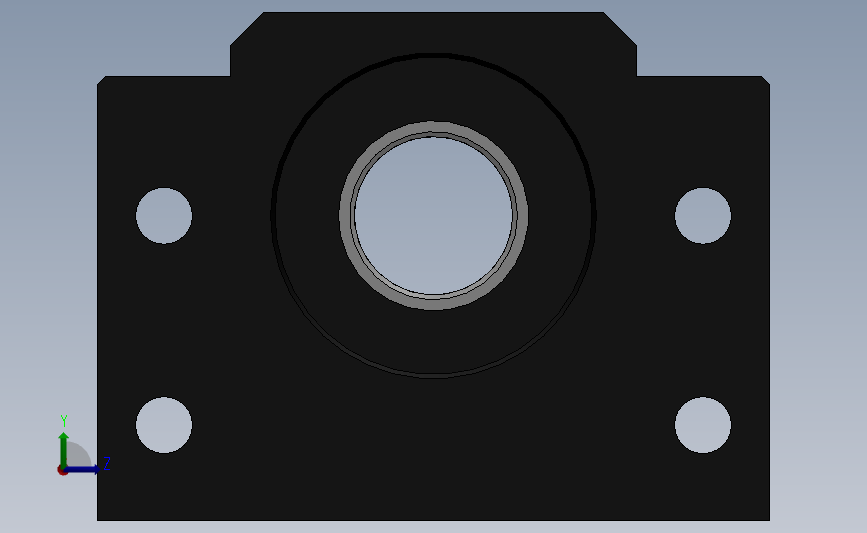 BK丝杠支撑[BK25]_SOLIDWORKS 2018_模型图纸下载 – 懒石网