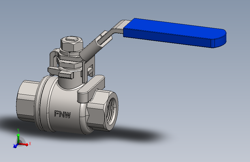 二片式内螺纹球阀FNW-FNW200AB