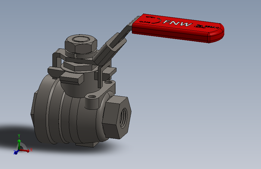 二片式内螺纹球阀FNW-FNW220ACB