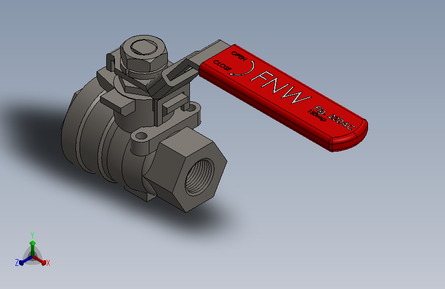 二片式内螺纹球阀FNW-FNW220ACD