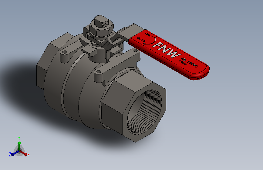 二片式内螺纹球阀FNW-FNW220ACL