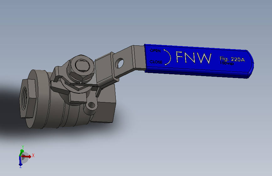 二片式内螺纹球阀FNW-FNW220AD