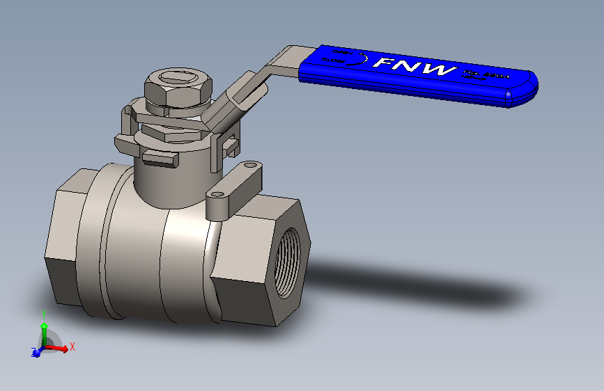 二片式内螺纹球阀FNW-FNW220AG
