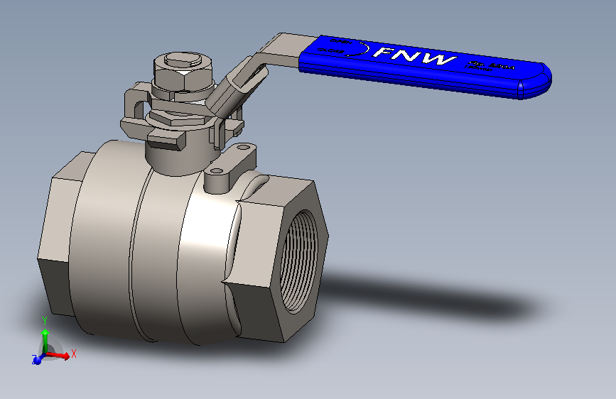 二片式内螺纹球阀FNW-FNW220AK