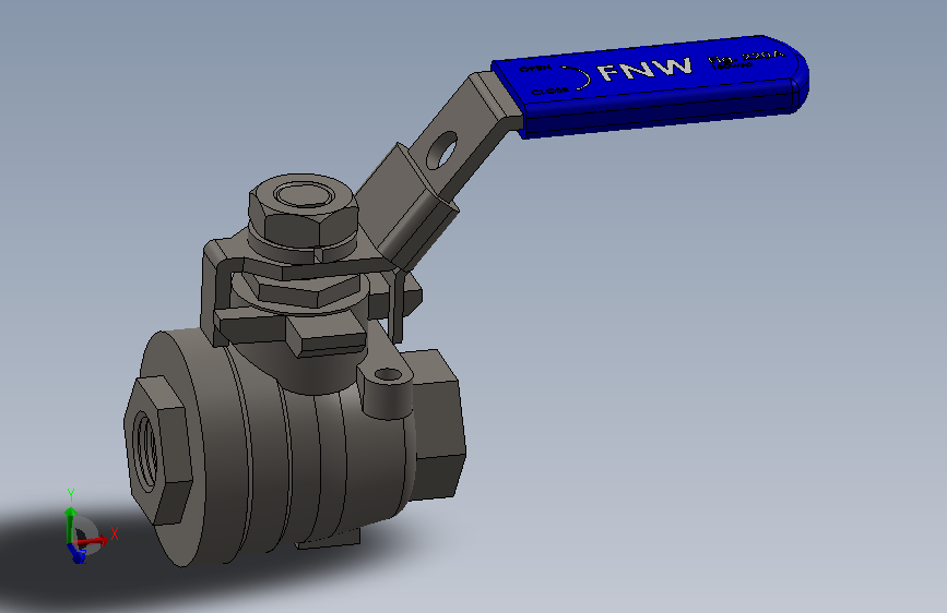 二片式内螺纹球阀FNW-FNW220ASEC