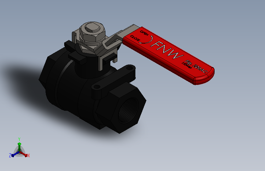 二片式内螺纹球阀FNW-FNW221ACF