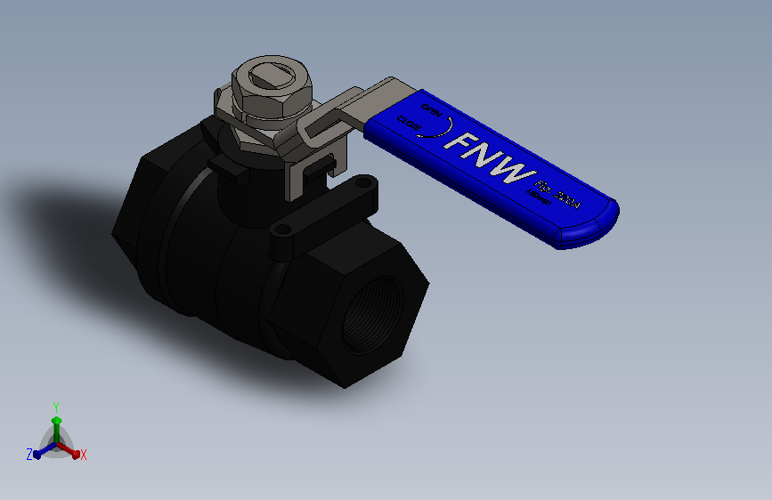 二片式内螺纹球阀FNW-FNW221AG