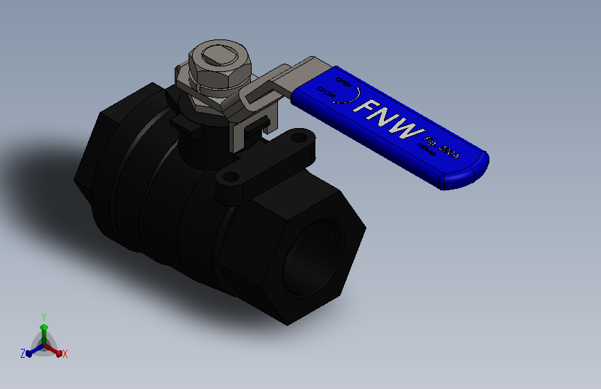 二片式内螺纹球阀FNW-FNW221AH