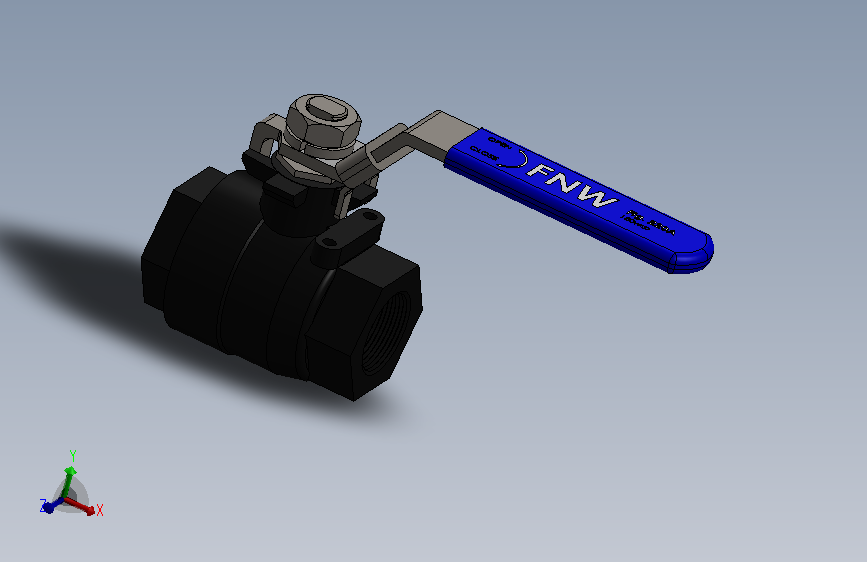 二片式内螺纹球阀FNW-FNW221AJ