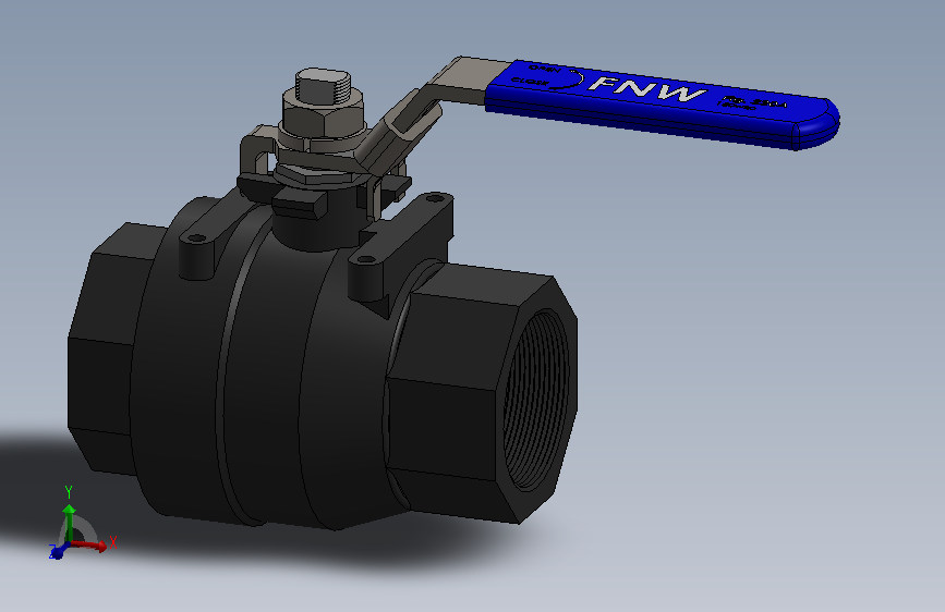 二片式内螺纹球阀FNW-FNW221AL