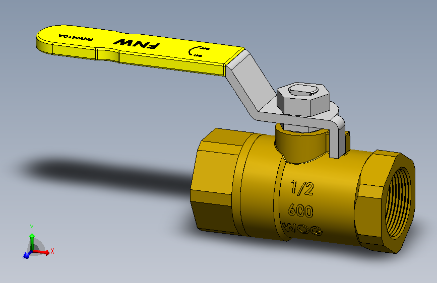 二片式内螺纹球阀FNW-FNW410AD