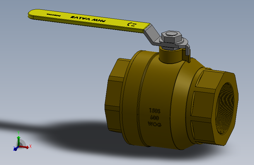 二片式内螺纹球阀FNW-FNW410AM