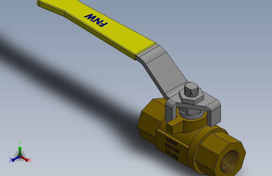 二片式内螺纹球阀FNW-FNW420B