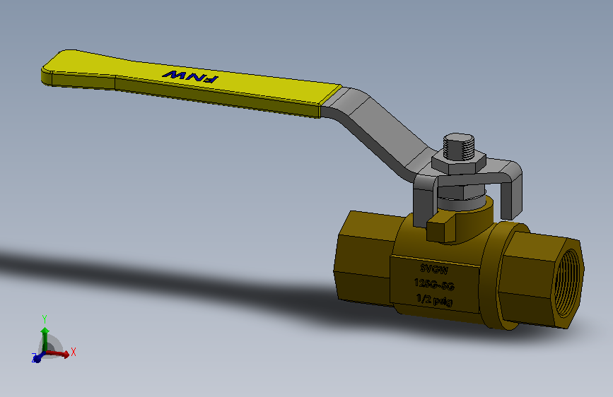 二片式内螺纹球阀FNW-FNW420C