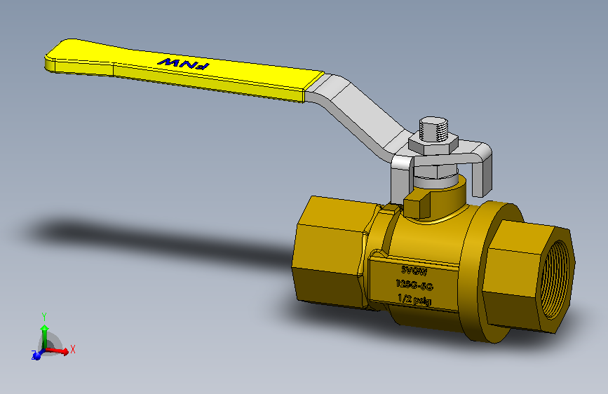 二片式内螺纹球阀FNW-FNW420D