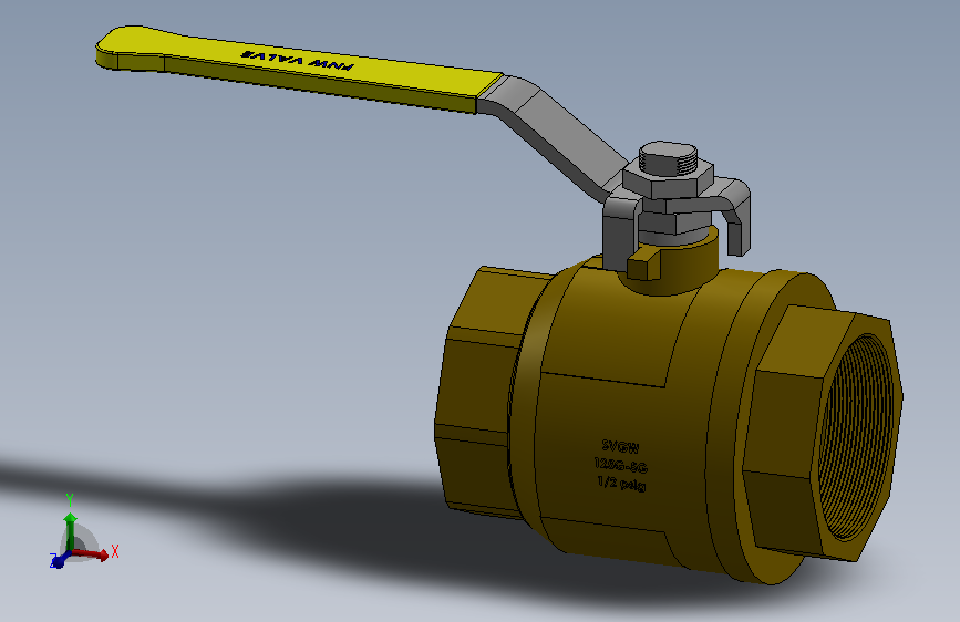 二片式内螺纹球阀FNW-FNW420K