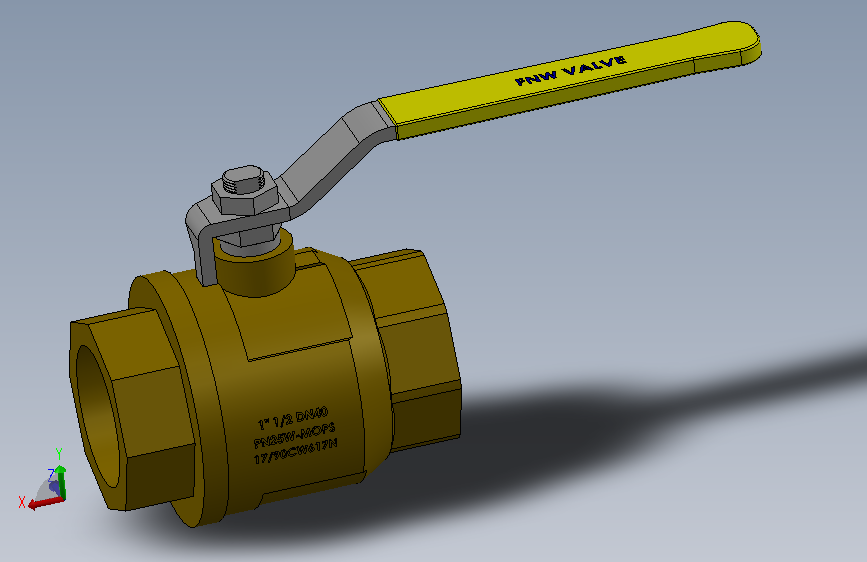 二片式内螺纹球阀FNW-FNW421J
