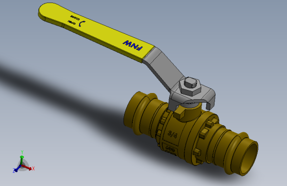 二片式内螺纹球阀FNW-FNW430F
