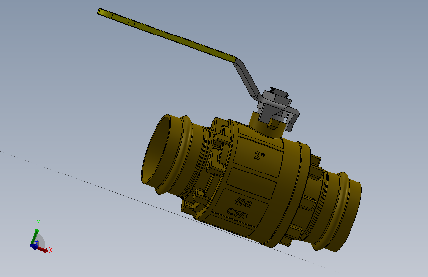二片式内螺纹球阀FNW-FNW430K
