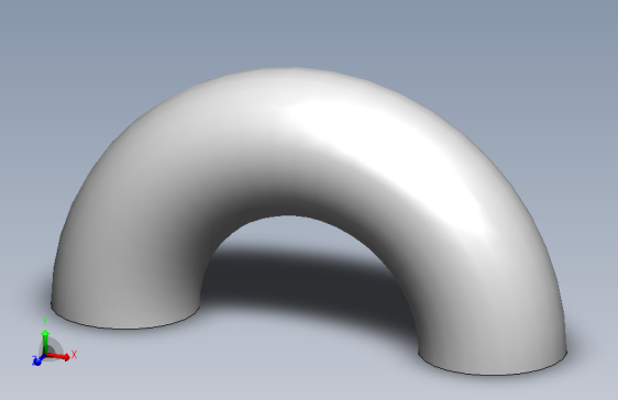 180°R=1.5DN50无缝弯头