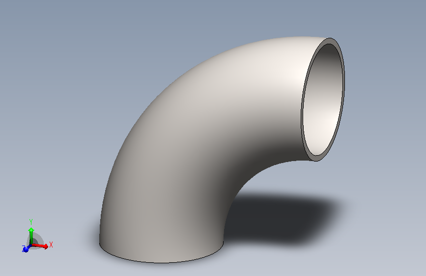 90°R=1.5DN100无缝弯头